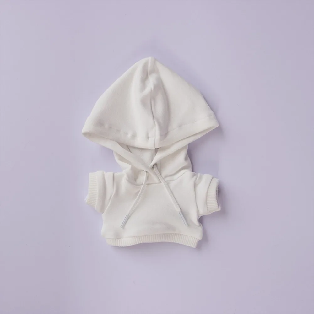 Hoodies artesanais para bonecas BJD, mini roupas, acessório bonito, DIY, 10cm, 1:12