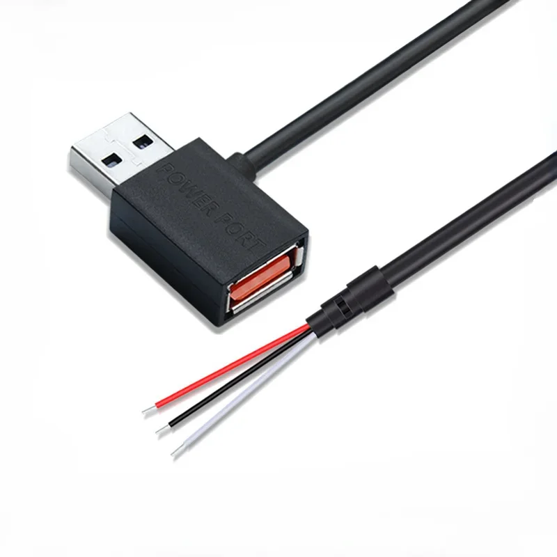 Usb Male to Female Extendsion Cable 1.2M 3cord Single Data cables Degree For charing extendsion