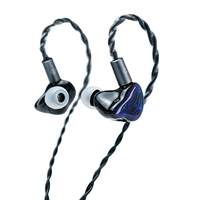 BGVP Feather 4BA+1DD Hybrid Driver HiFi Earphone Chamber Dynamic Coil Design Headphones Double-layer Acoustic Headsets