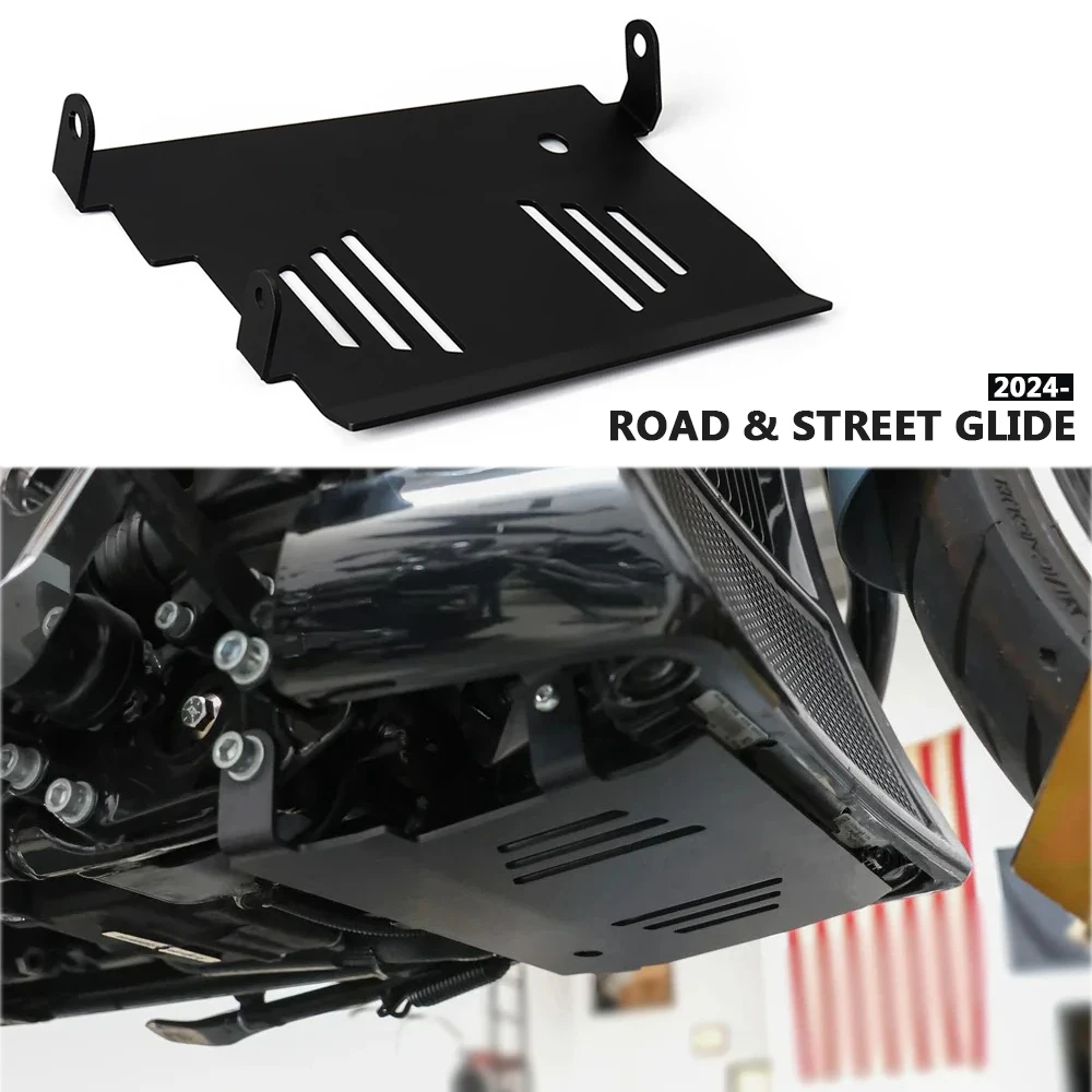 ل الطريق الإنزلاق FLTRX FLTRXSTSE شارع الإنزلاق FLHX 2024 2025 محرك لوحة التزلج حماية الحرس الهيكل السفلي المدافع الملحقات