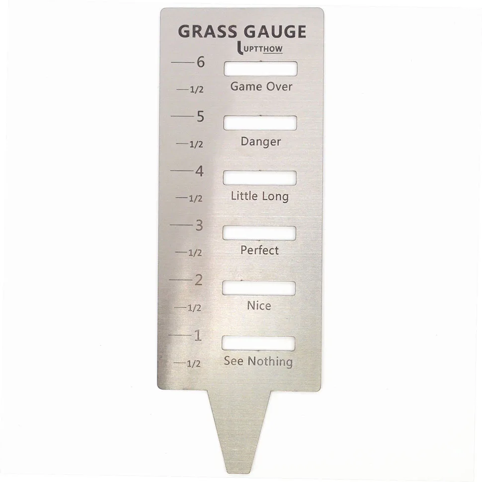 Grass Gauge Gardening Weeding Ultimate Lawn Tool Yard Landscaping Plant Growth Height Measurement Stainless Steel Ruler Gift