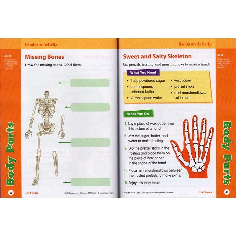 Evan-Moor Skill Sharpeners: Science, Grade 2 Workbook,aged 5 6 7 8, English book 9781629381541