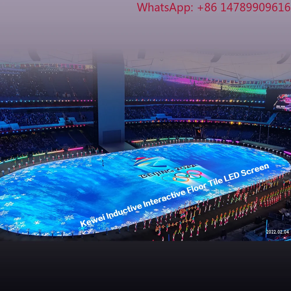 Human-Screen InteractionAdvertising Rolling Truss Tile New Arrivals Interactive Dance Floor Led Display.Interactive LED Floor Ti