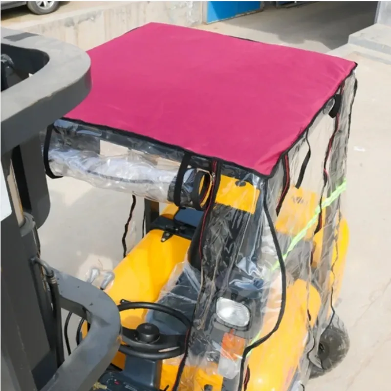 Forklift Rain Cover Car Clothing Thickened Rain Curtain Windshield Awning Suitable Shade Fit For Heli Hangcha Longgong Liugong
