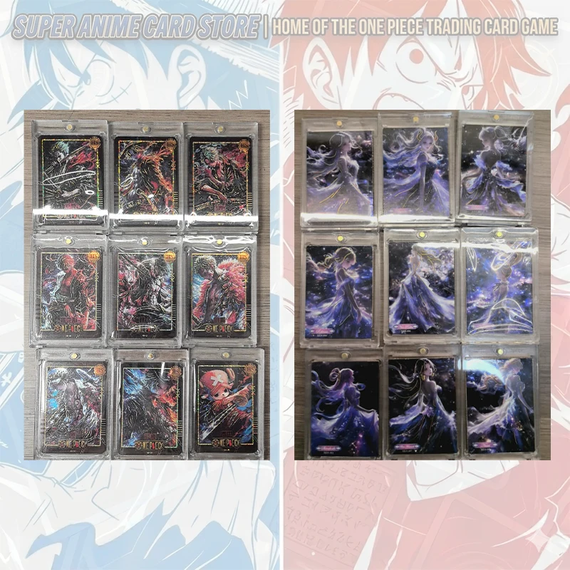 Anime ONE PIECE Gold Coin Cards Card Set Nico Robin Nami Shirahoshi Perona Vinsmoke Reiju Boa Hancock Kalifa Collectible Cards