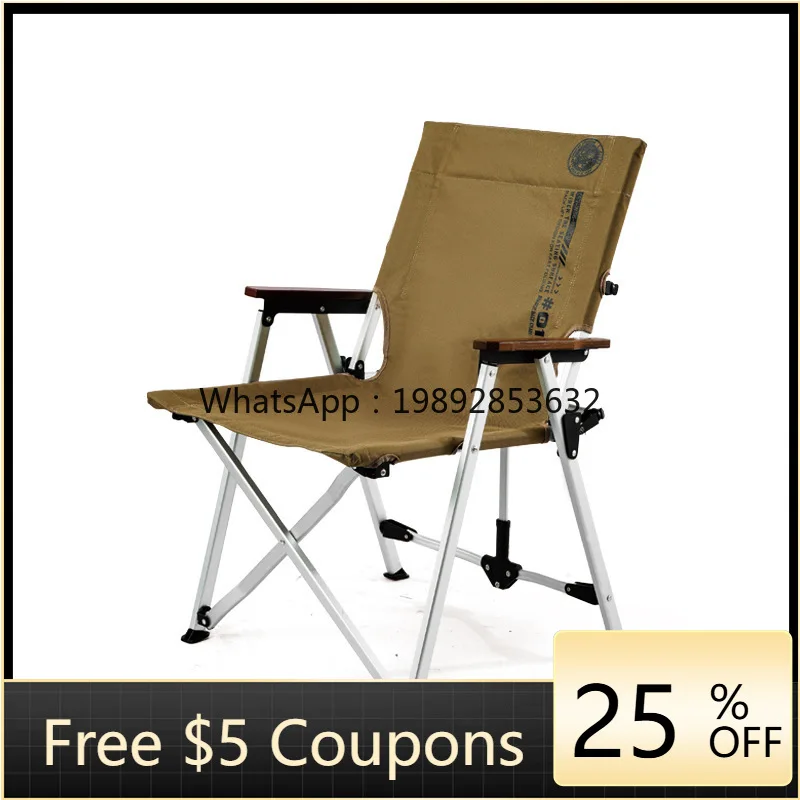 

YFY Outdoor Aluminum Alloy Widened Sea Dog Chair Folding Camping Chair Portable