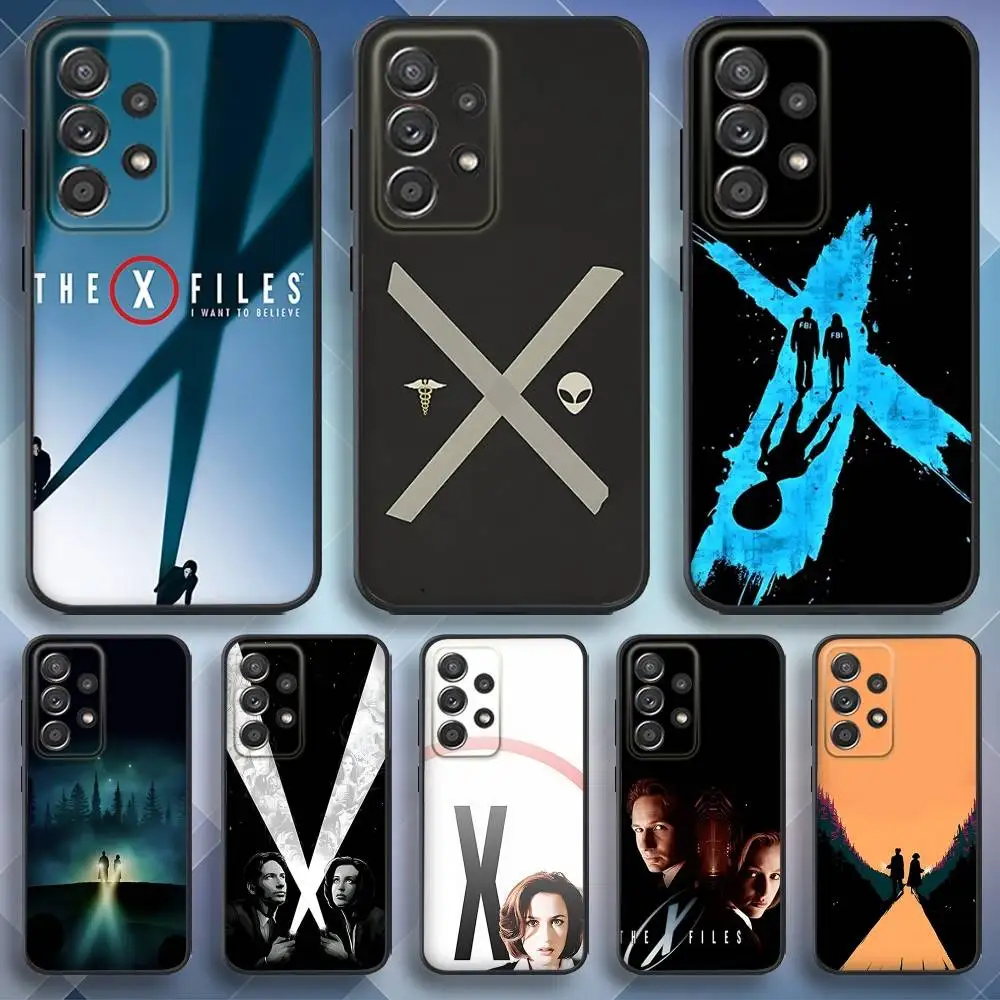 

The X F-Files Phone Case For Samsung S 25,24,23,22,30,21,10,9,Ultra,Plus,Lite,FE,4,5 G Soft Black Case