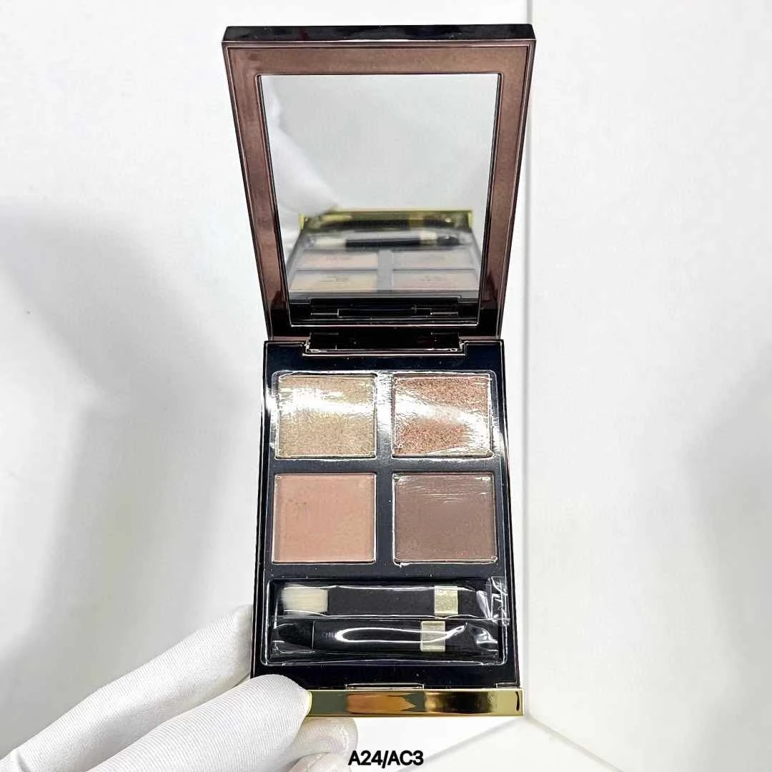 Paleta Nude natural da sombra, 4 cores, matte, brilhante, diário, novo