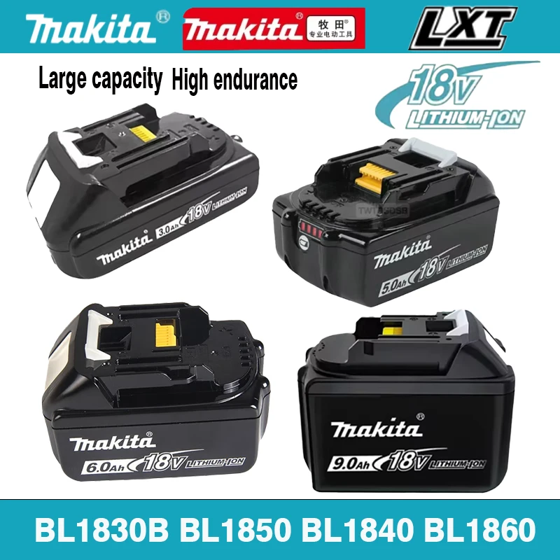 

100% genuine Makita 6Ah/5Ah/3Ah for Makita 18V battery BL1830B BL1850B BL1850 BL1840 BL1860 BL1815 replacement lithium battery