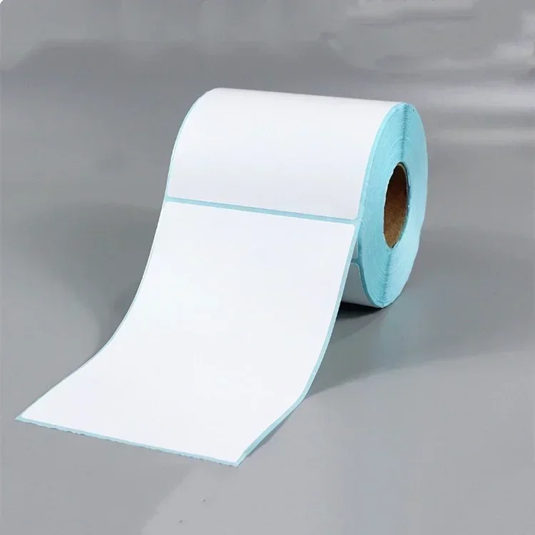 Large Size White Thermal Paper Express Logistics Transport Print Package Label Autohesion Paper Barcode Printing Stickers