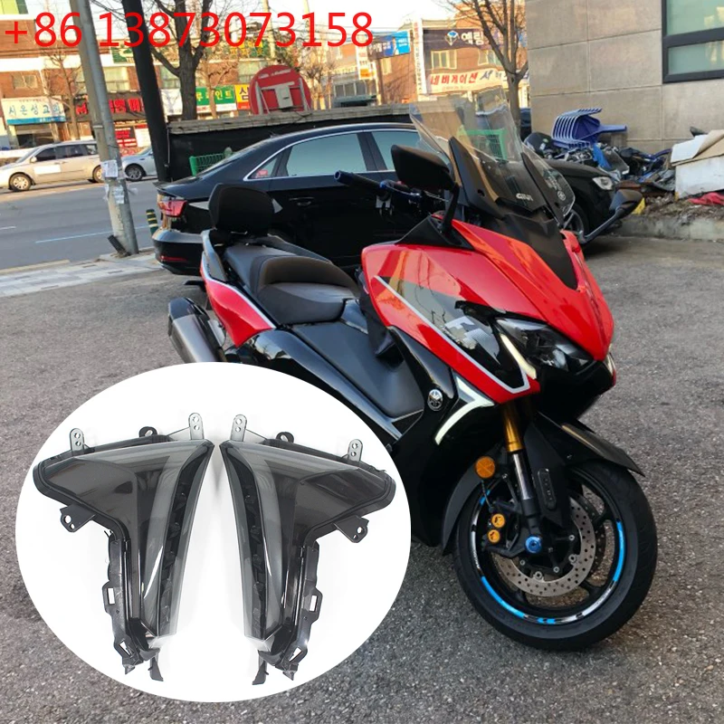 For TMAX 530 Turn Signal Lights for Yamaha TMAX530 T-MAX 530 2017 2018 2019 SX DX LED Indicators Front Rear Brake Light