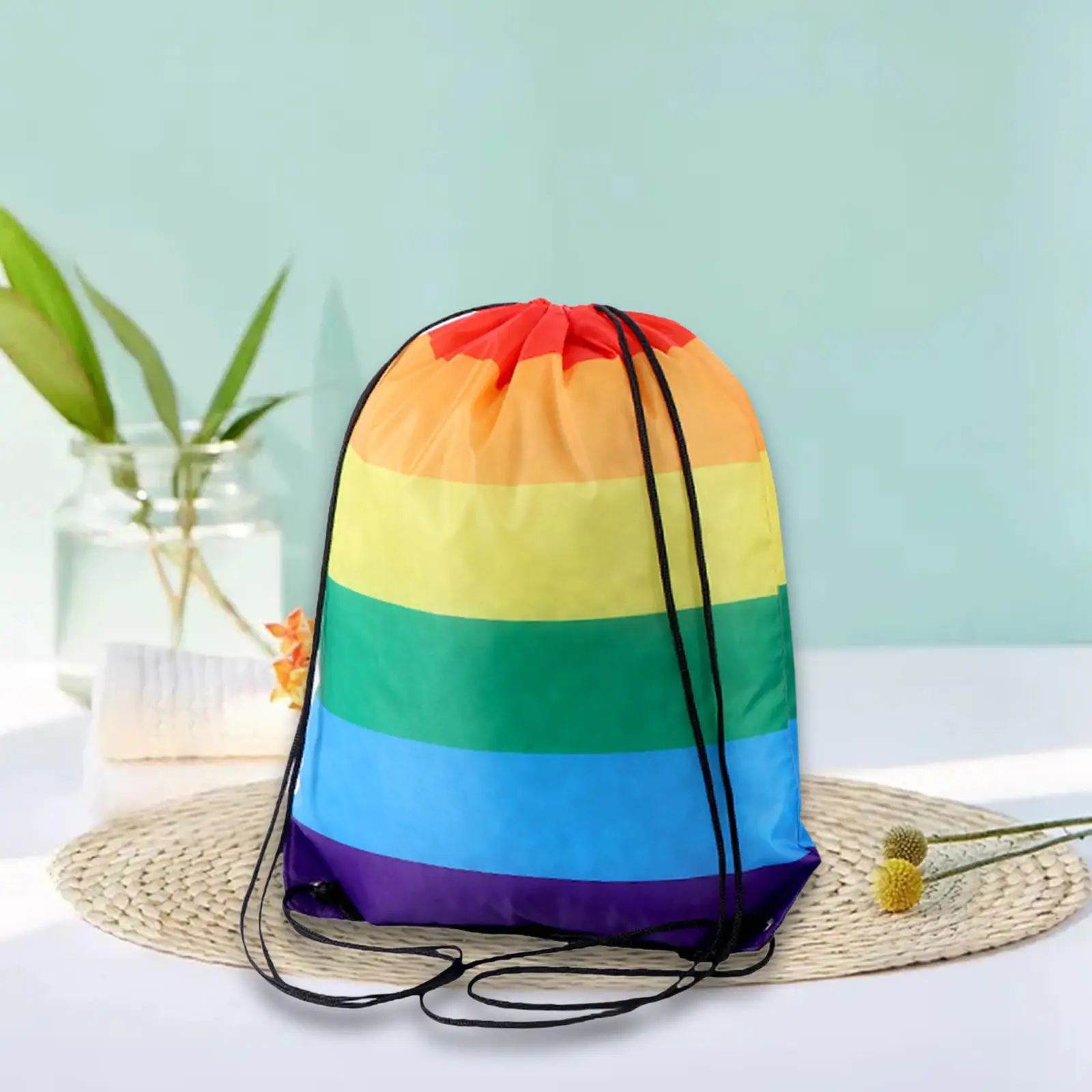 

Drawstring Bag Organizer Travel Storage Pouch for Beach Outdoor Camping Dance