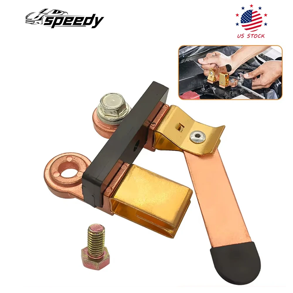 

Brass Auto Battery Disconnect Switch Blade Side Post Terminal Car Shut Cut OFF Vehicle