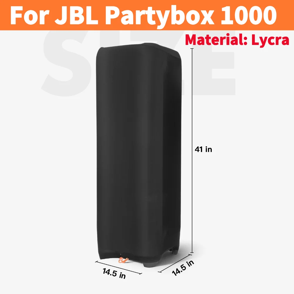 Speaker Dust Cover Waterproof Speaker Protective Cover Double-Sided Storage Bag for JBL PARTYBOX 310/320/110/120/520/710/1000 image 3