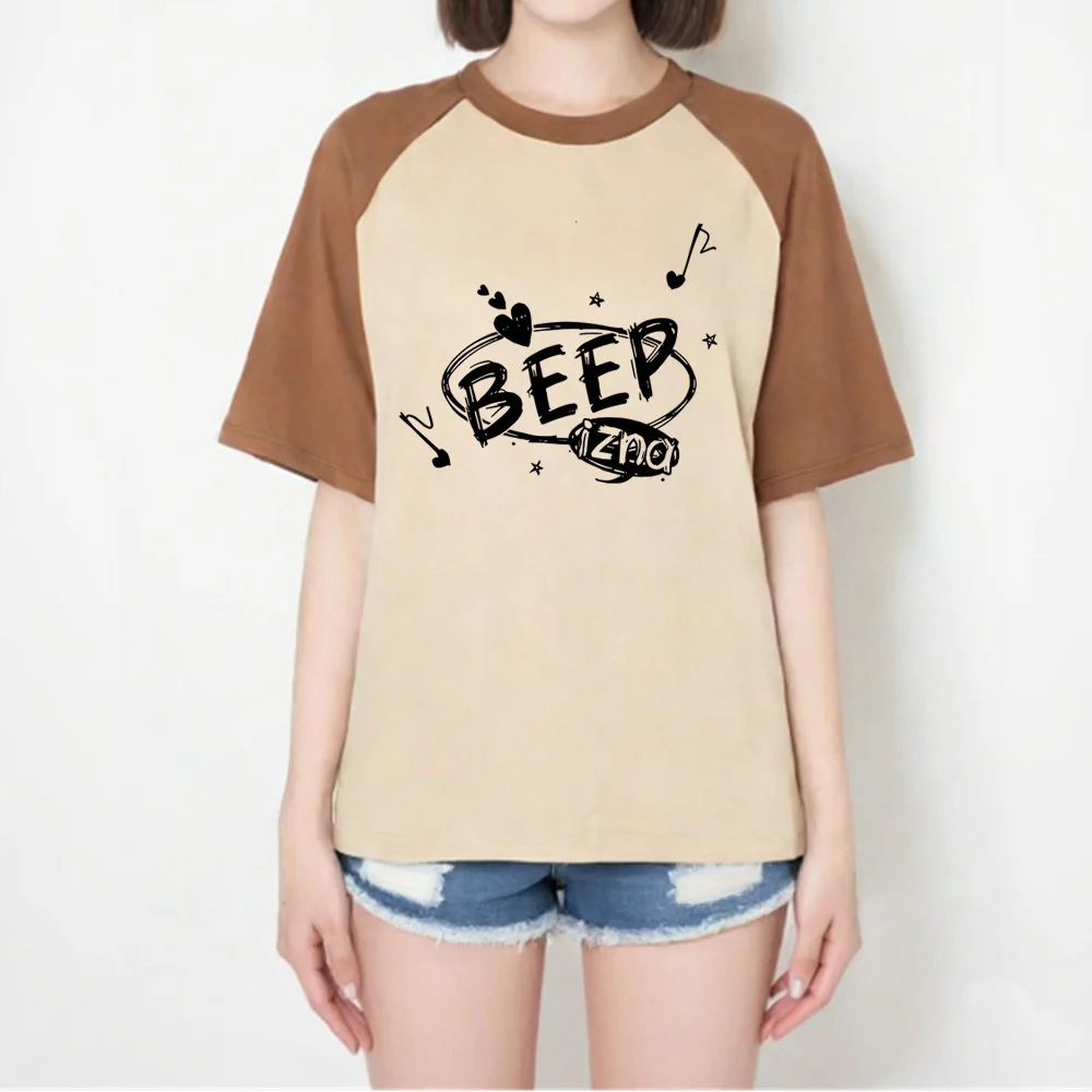 Izna - Beep t-shirt women 2000s Pop Culture Digital kawaii shirt Trendy Vintage Gothic Punk anime