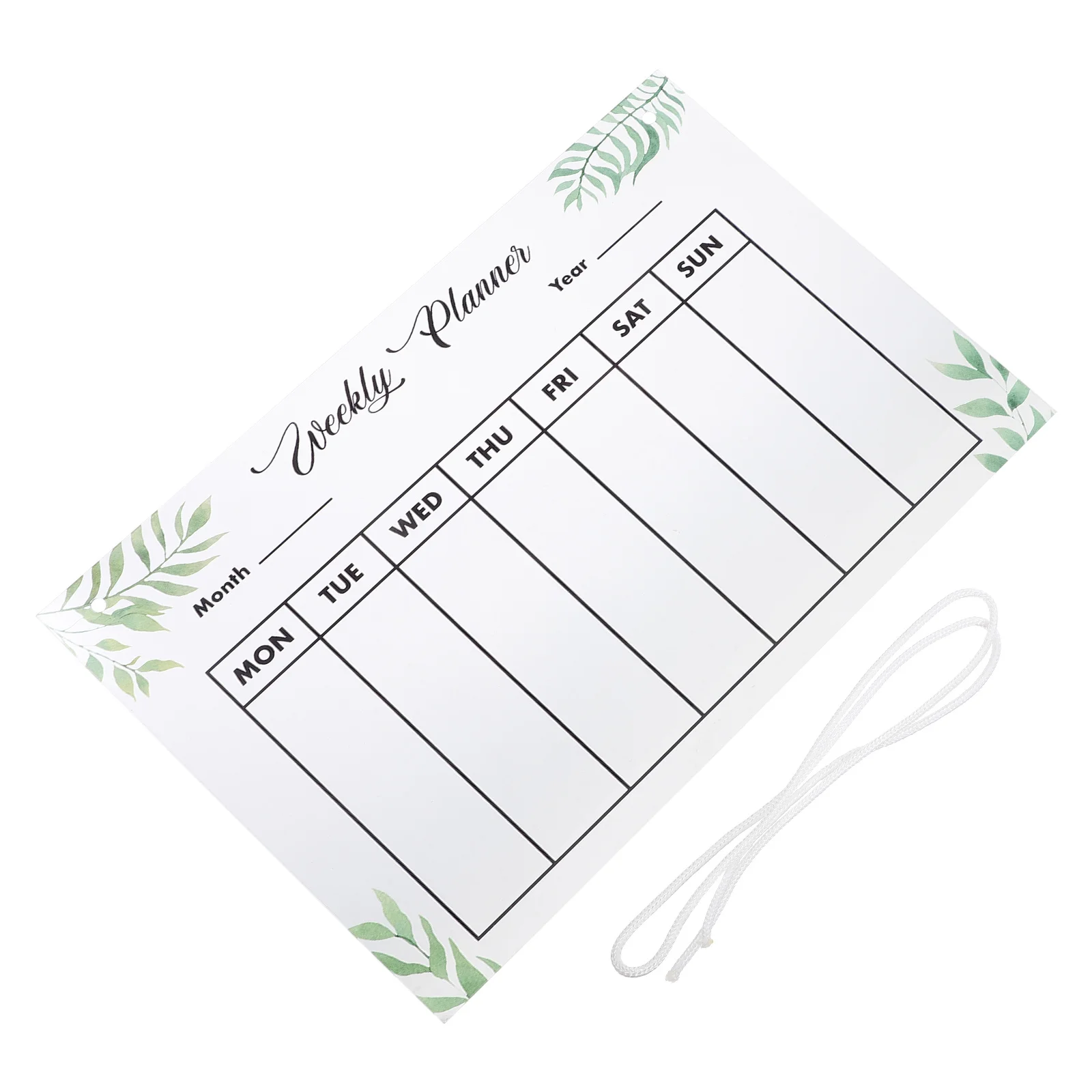 مجموعة واحدة من لوحة مذكرة أكريليك أنيقة شفافة قابلة للمسح للاستخدام المنزلي والمكتب، مخطط أسبوعي من الأكريليك قابل للمسح #2