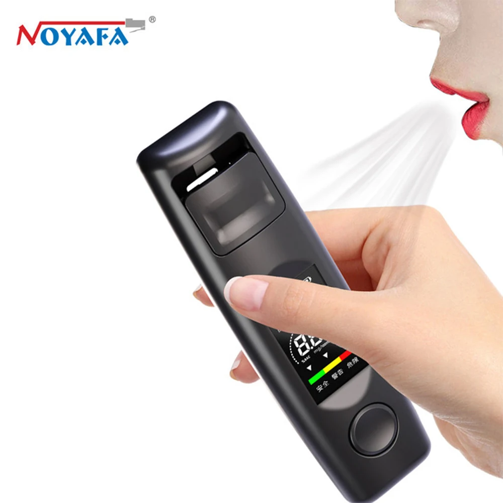 

New NOYAFA NF-AT9 Portable Non-Contact Alcohol Breath Tester with Digital Display Screen USB Rechargeable Breathalyzer Analyze