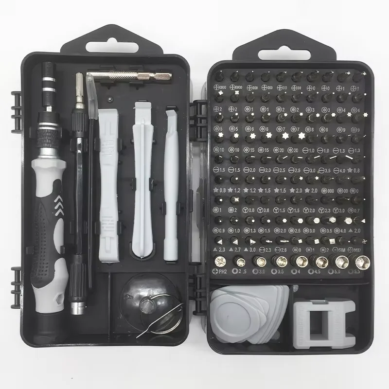 Hot-selling 115-in-1 Screwdriver Set, Multi-functional Magnetic Repair Tool Kit, Suitable for Laptops, Phones, and Home Repairs