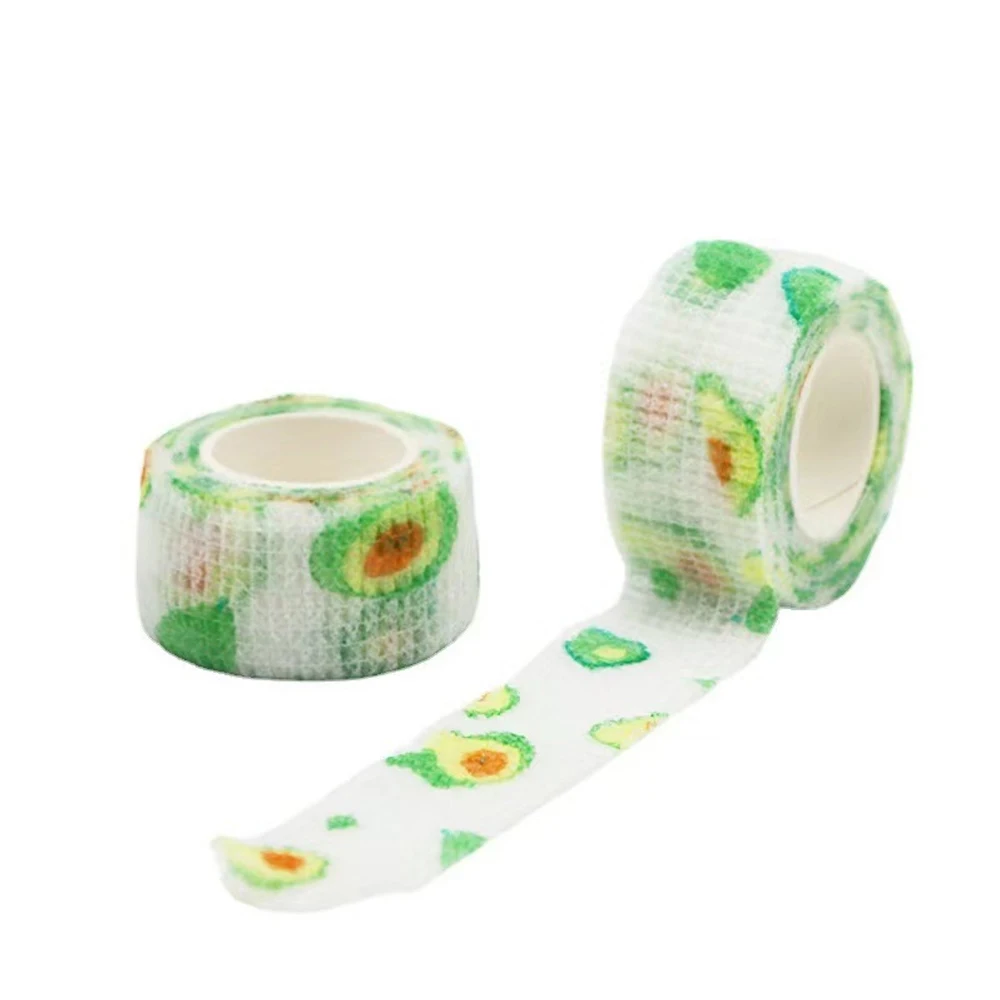 5 Stück/Lot 2,5 cm selbstklebende Bandage – bunte elastische kohäsive Bandage für Sportverletzungen, Knie, Handgelenk und Knöchelverstauchungen, Sw – Detail 14