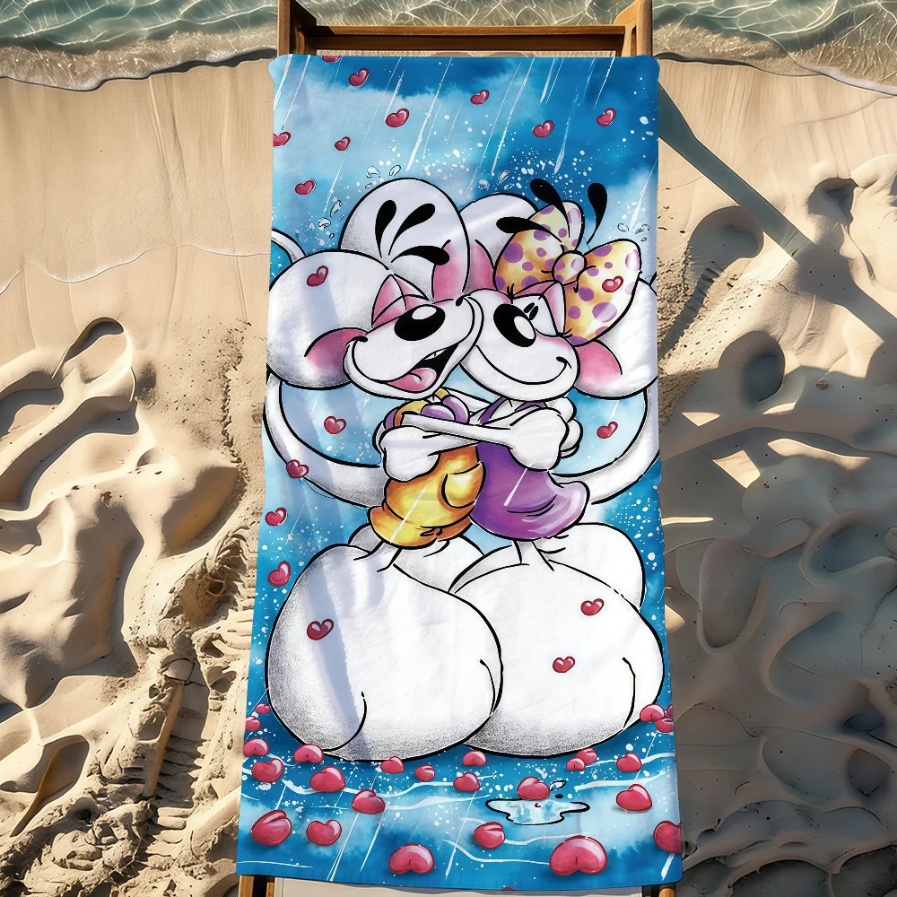 Cartoon Diddl Rat Mouse Towel Sports Quick Dry Travel Camping Gear Sandproof Soft Light Large Beach Towel