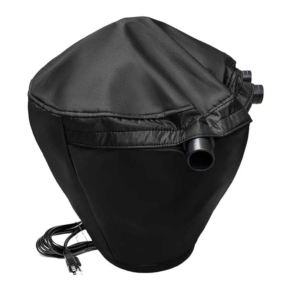 Black Pond Filter Cover Waterproof and Dustproof with UV Protection 12.2 x 12.2 x 15.9 Inches Oxford Cloth Material
