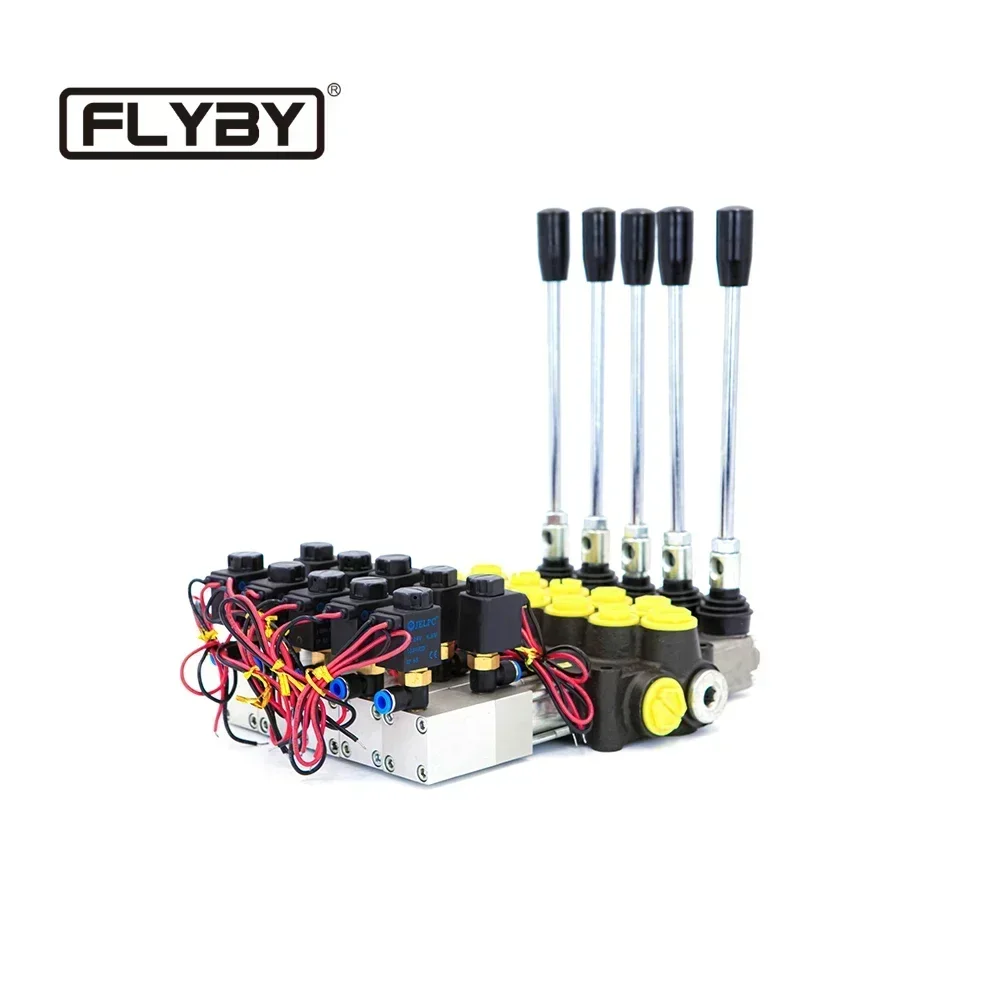 Hydraulic Multiple Directional Valve Factory Joystick  For Tractor Valve Type Flow Control Valve