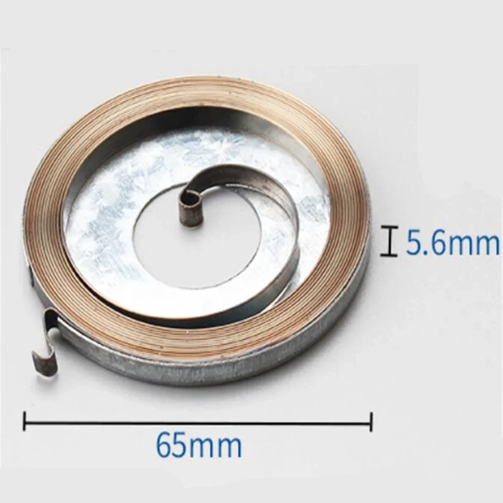 52/58 Chain Saw Pull Plate Spring Logging Saw Easy To Start The Spring Size Spring Chain Saw Machine Accessories