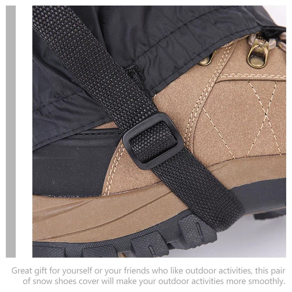 

1Pair Breathable Waterproof Leg Gaiters Outdoor Mountaineering Hiking Protector Sleeve Gaiters for Men