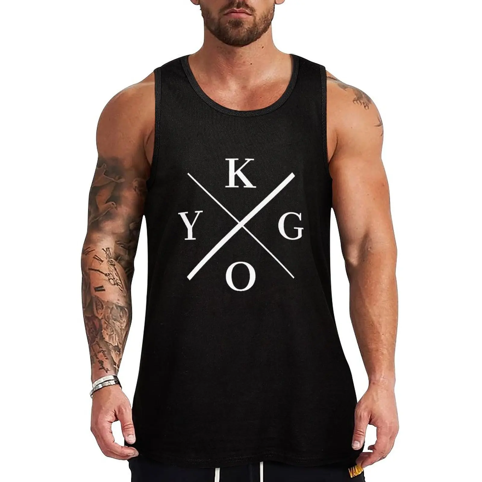 

KYGO logo For Fans Tank Top Gym man gym t-shirts sports t-shirts for men sleeveless gym shirts male