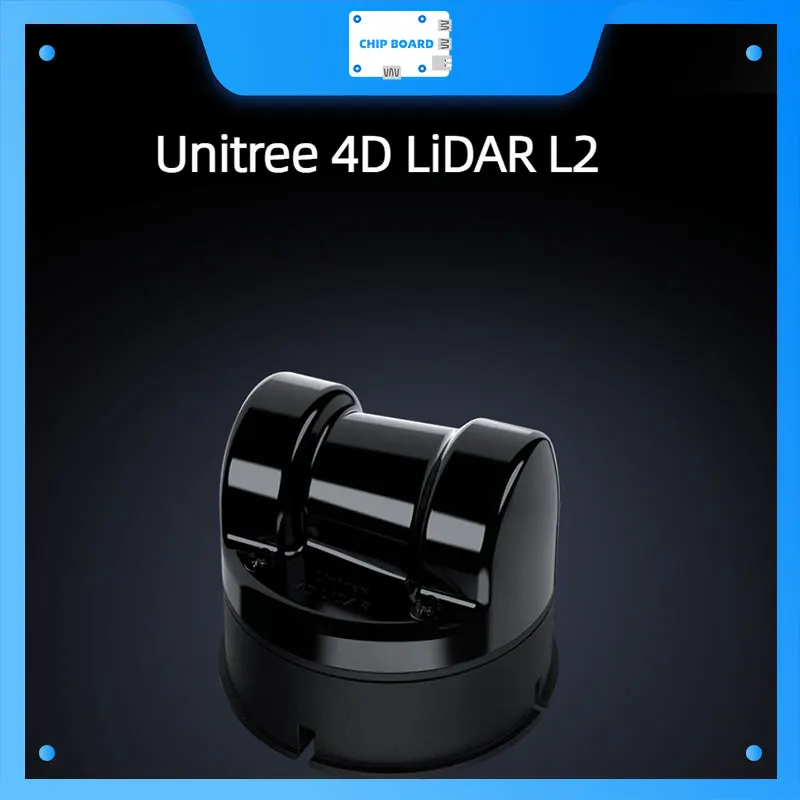 

Unitree L2 4D LiDAR (360 ° ×96 ° FOV) – диапазон 30 м @90%, 64 тыс. точек/с, точность ± 2 см, 230 г, Ethernet/Serial