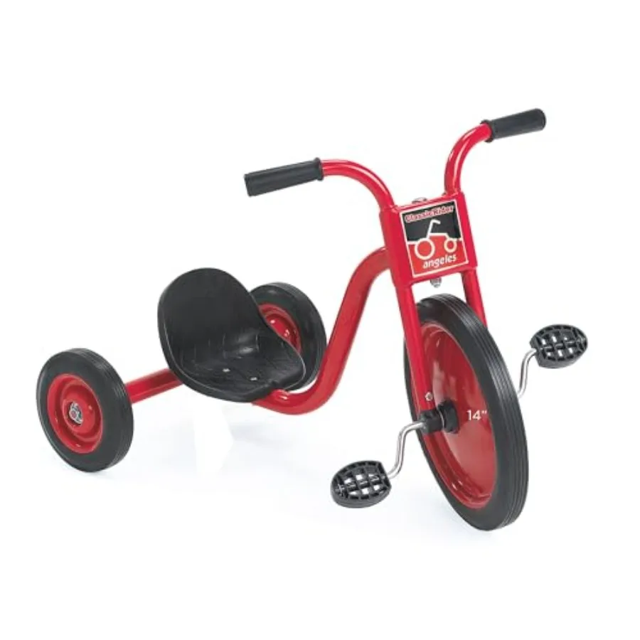 

Трехколесный велосипед для дошкольников и детей от 4 лет с цельными бескамерными резиновыми шинами ClassicRider 5, высокое сиденье, прочная стальная рама, усиленная конструкция.