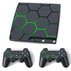 Custom Design Skin Sticker Decal Cover for PS3 Slim Console and Controllers For PS3 Slim Skins Sticker Vinyl