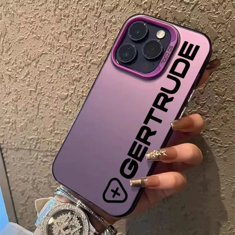 Coque Fashion For-G-Gertrudes- حافظة لهاتف آيفون 17 Air 16 15 14 13 12 11 Pro Max XS XR 15 Plus 16E 17Pro غطاء هاتف مقاوم للصدمات