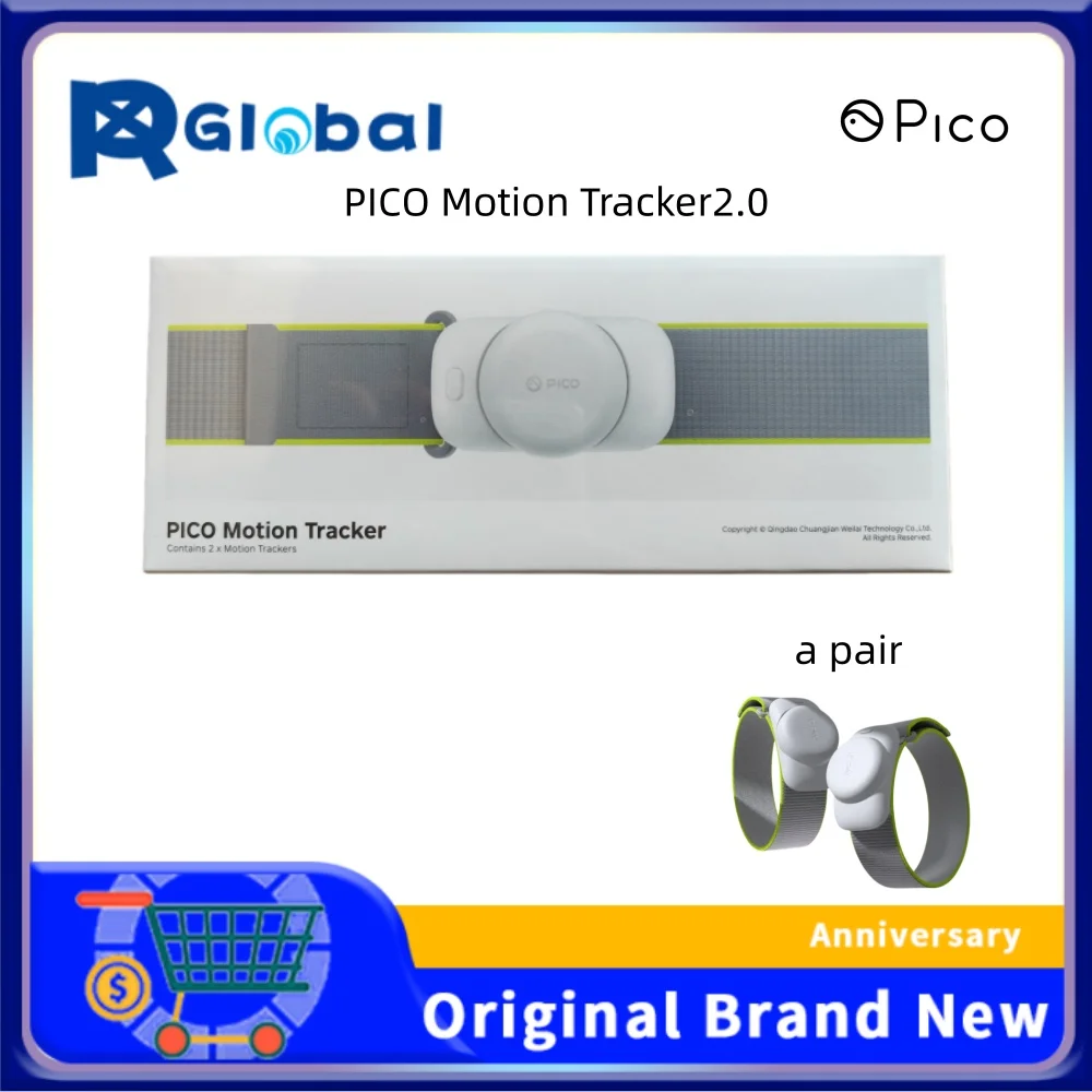 

PICO Motion Tracker2.0:A pair, full-body tracking, 200Hz, 27g, 25-hour battery life, 20ms low latency