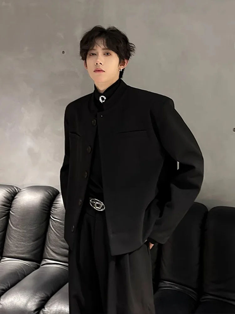 

Новый китайский мужской шерстяной костюм Jaet, весна-осень, крутая версия OOTD, корейский модный костюм