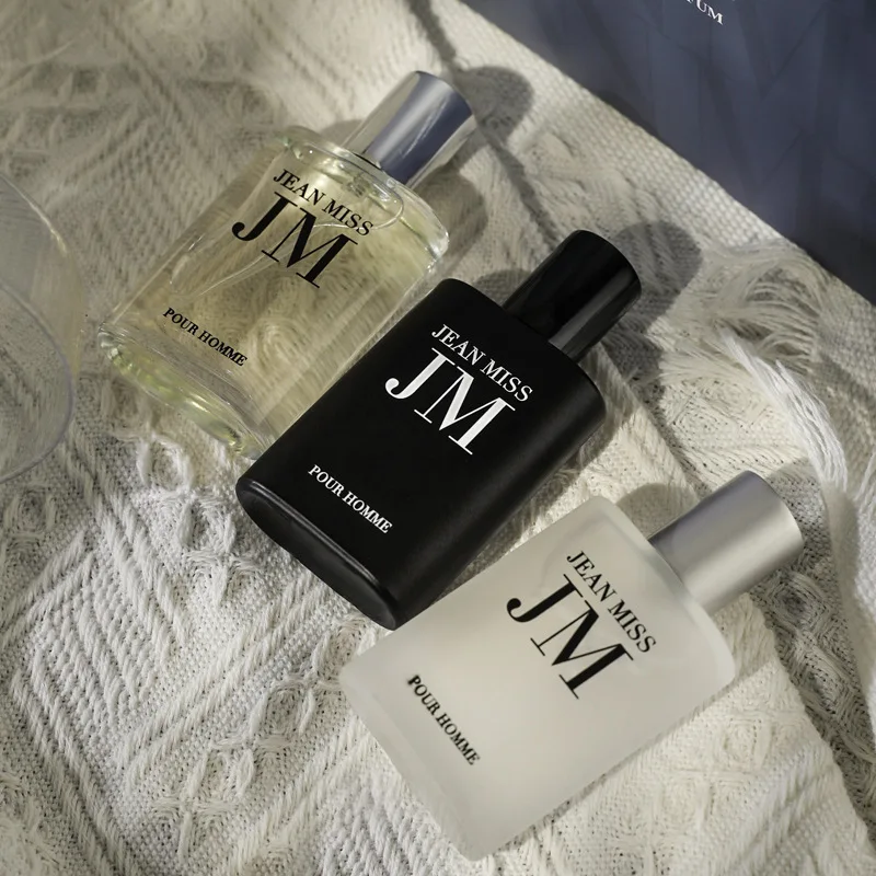 3 Pcs Men Eau de Toilette Cologne Gift Set, Embossed Square Bottle Woody Aquatic Masculine Fragrance Sampler Kit, Black Red Blue Multi Color Perfume Spray, Blue Scenery Flip Gift Box for Dating Travel, Gift for Husband Boyfriend view 3