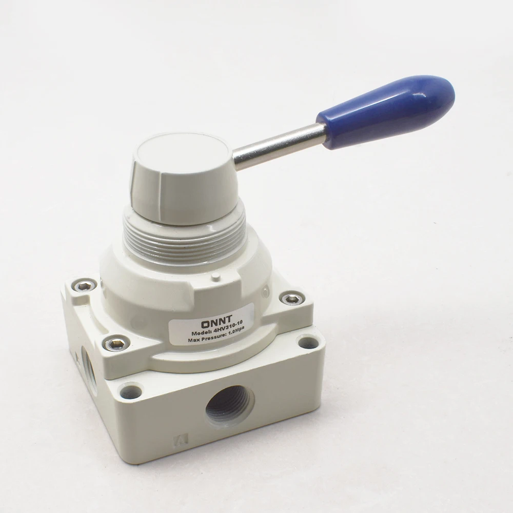 4/2 Way 4HV210-08 4HV310-10 4HV410-15 BSP 1/4 3/8 1/2 Direct Acting Pneumatic Hand Lever Switching Manual Control Valve