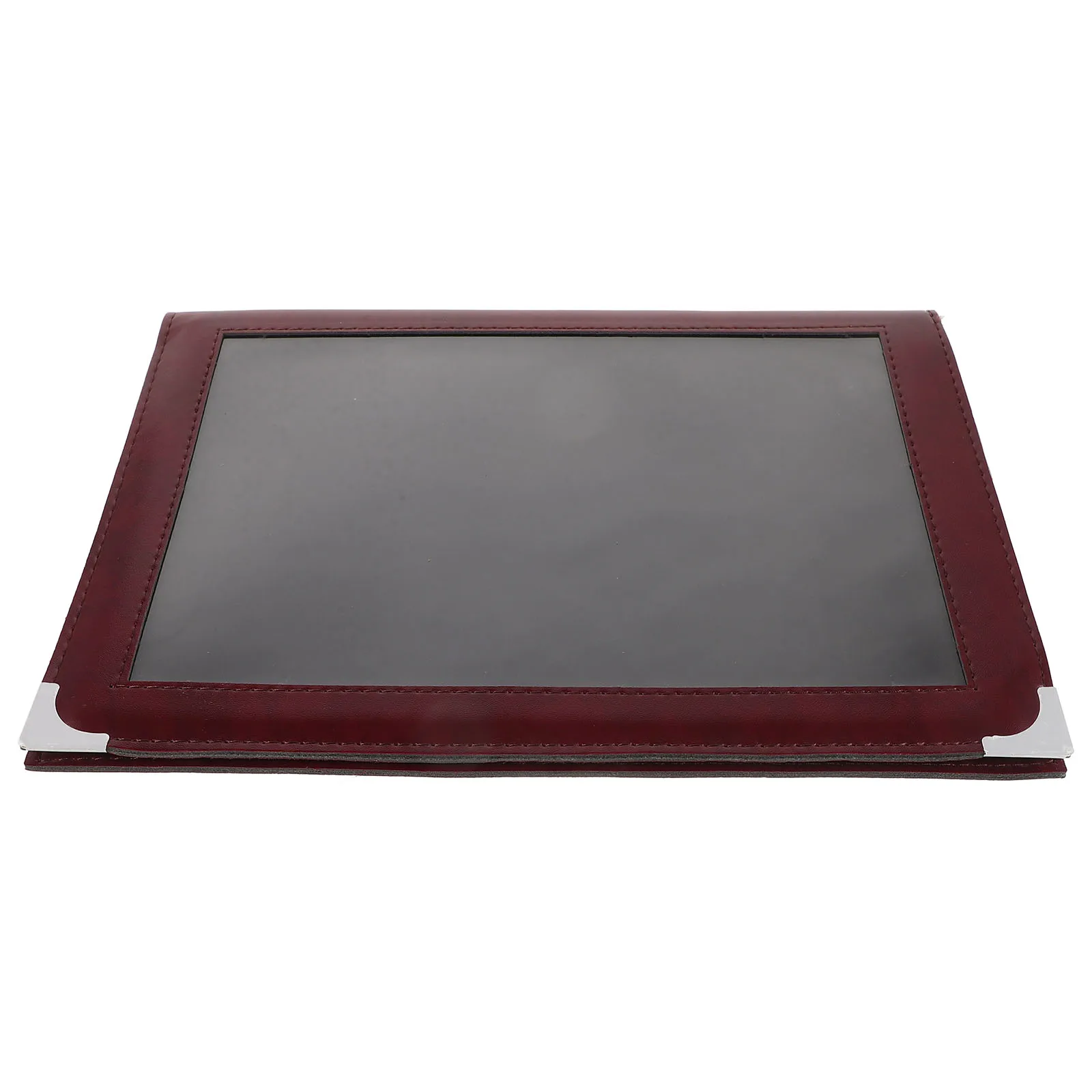 

8-страничный прозрачный держатель меню, прозрачная книга меню из ПВХ для ресторана, современный стильный вид, улучшает атмосферу, простая страница