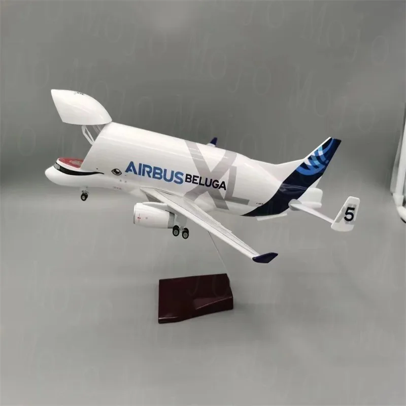 1:150 Scale Large Airplane Model Airbus Beluga A300-600ST Transport Airplanes Plane Diecast for Collection or Gift Figurines