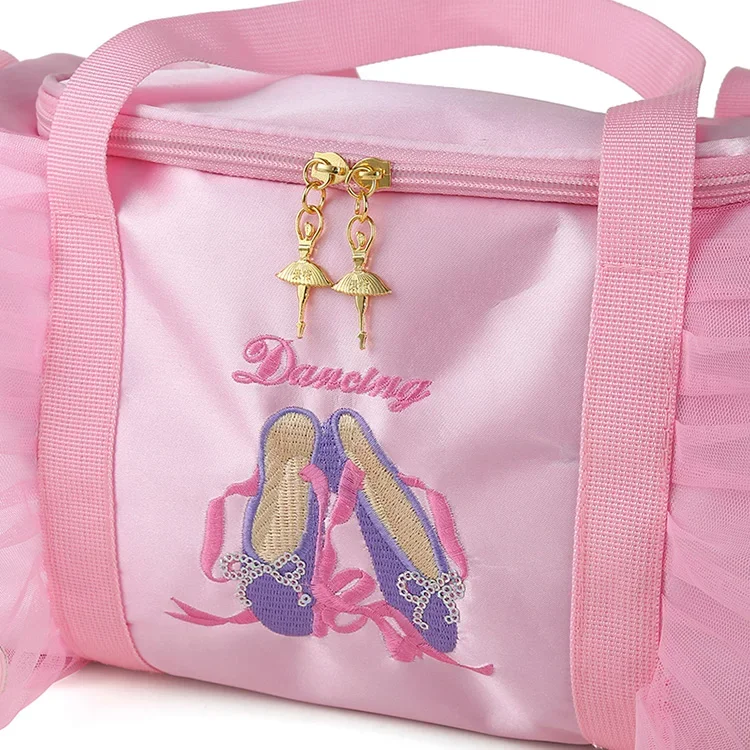 High Quality Lovely Bag Children Ballet Dance Handbag Girl Ballet Lace Ballet Bag Danse Bag Children Dance Bags for Kids Girls