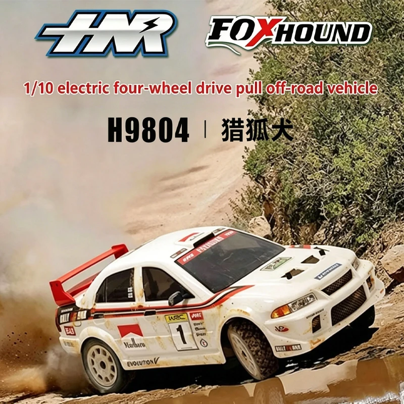 HNR 1/10 2.4G RC 4WD electric flatbed drift car H9804 FOXHOUND brushless 1.2mm thickness PC soft shell Remote control adult toy