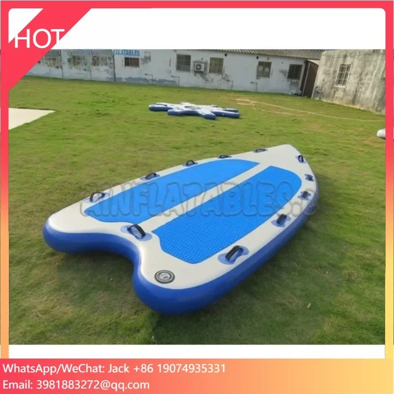 China Manufacturer  Good Quality PVC Board Double Layer sup Paddleboard Big Size 5.5m*2m Surfboard  for Sale