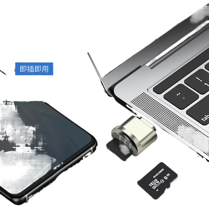 قارئ بطاقات USB 3.0 من النوع C TF | سبائك الزنك OTG محول | لهواتف وأجهزة الكمبيوتر المحمولة Xiaomi/Huawei/Samsung | نقل البيانات عالي السرعة #4