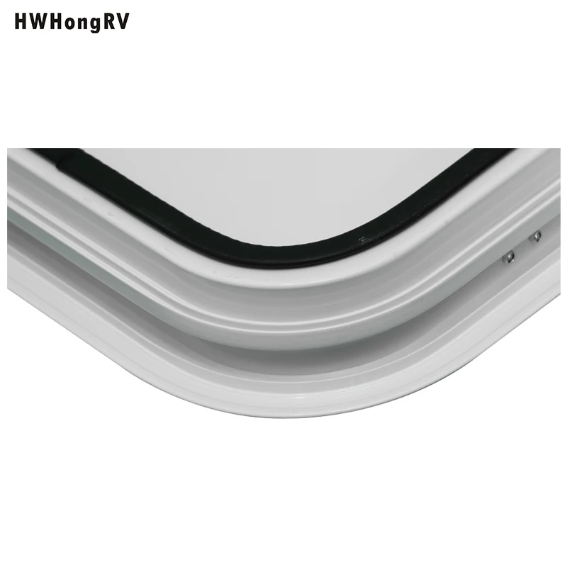 قطع غيار وملحقات HwhongRV RV Camper Flush Mount Gas Fuel Hatch ومفتاح Polar White #5