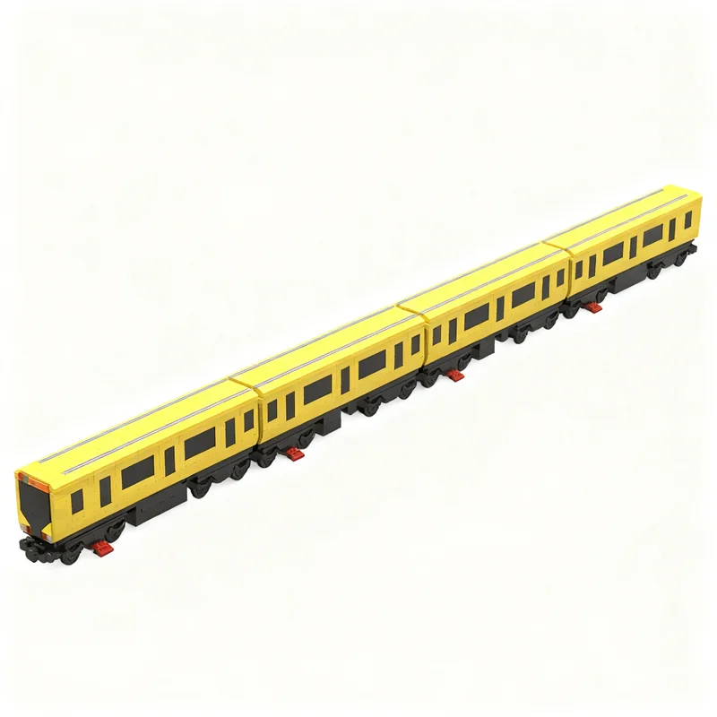 2285 Teile MOC U-Bahn Berlin HK Version 2 U-Bahn-Modell Bausteine Kreatives Konstruktions-DIY-Set Weihnachtsgeschenk Spielzeug