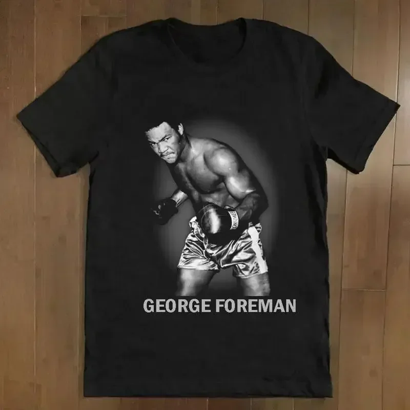 New Popular George Foreman Boxing For Fans Black T Shirt