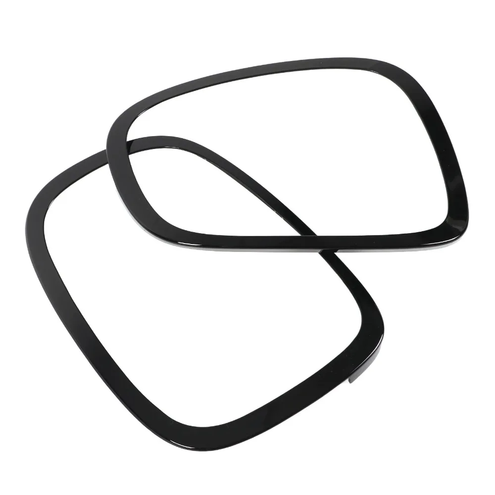 4PCS Glossy Balck Front Grille Trim Strip ABS+PP Headlight Surround Ring for F55/F56/F57/One Cooper S JCW 2014+