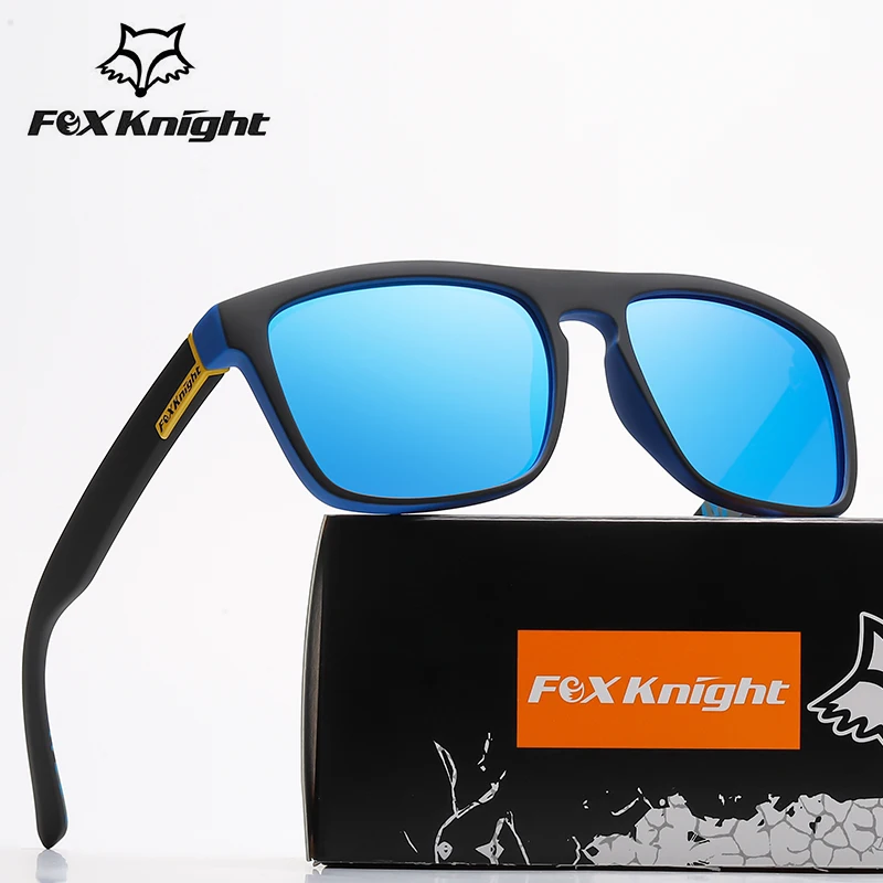 Fox Knight Sunglasses Polarized men's Retro Sunglasses Women's Beach surfing colorful Sunglasses UV400 luxury Sunglasses