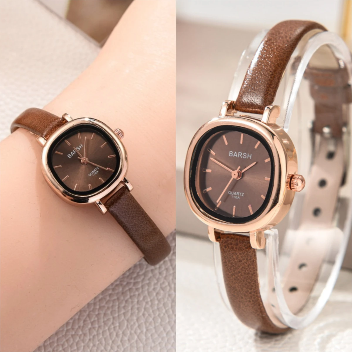

Elegant Women Watch Simple Small Dial Quartz Watches Luxury Ladies Gift Wristwatch Fashion Student Leather Strap Clock Relógio