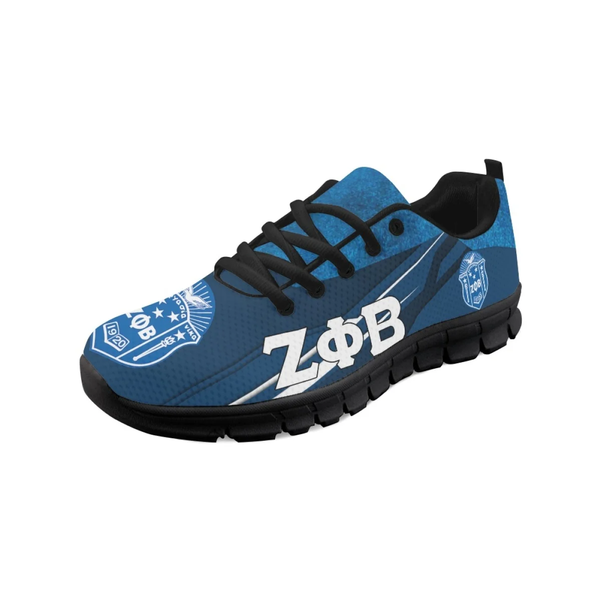 INSTANTARTS Cool Wear-Resistance Women‘s Running Sneakers Zeta Phi Beta Logo Men's Flat Shoes Comfort Walking Footwear Zapatos